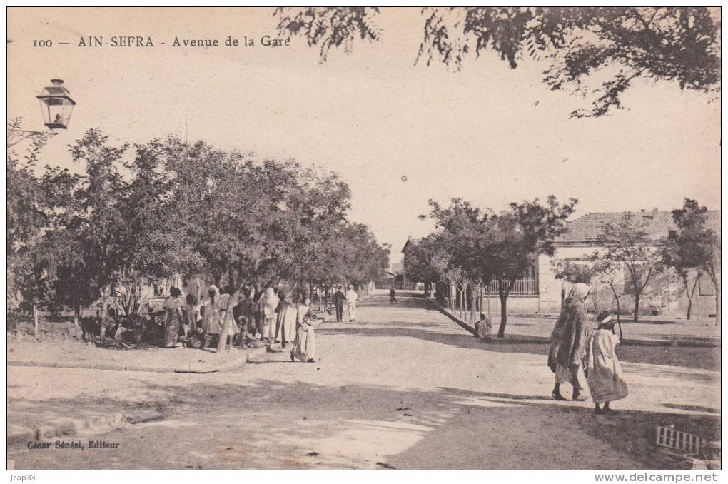 ALGERIE  -  AIN SEFRA  -  Avenue de la Gare  -