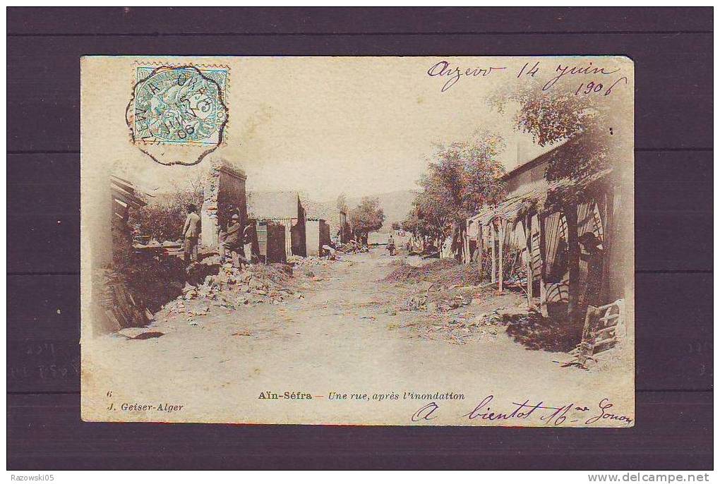 CARTE POSTALE. CP. CPA. ALGERIE. ALGERIA. AIN SEFRA. COLONIE FRANCAISE.