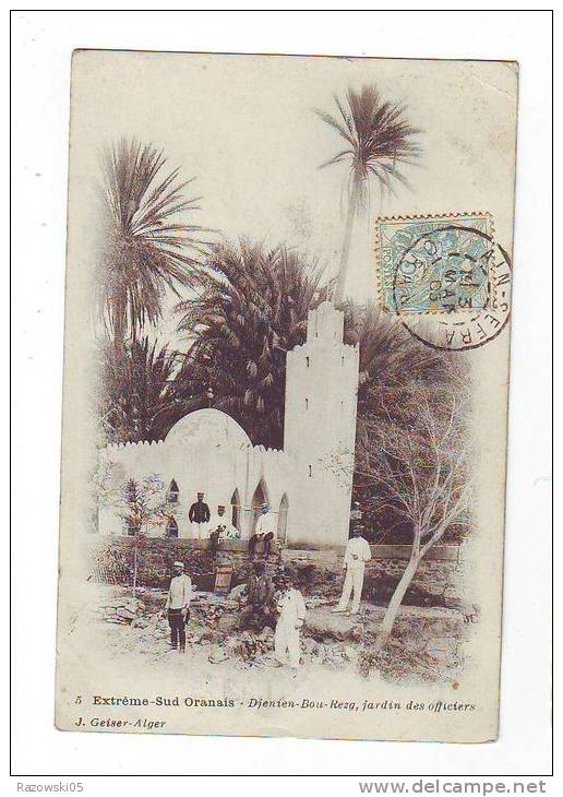 CARTE POSTALE. CP. CPA..........ALGERIE. COLONIE. AIN SEFRA. ORAN. DJENIEN BOU REZG