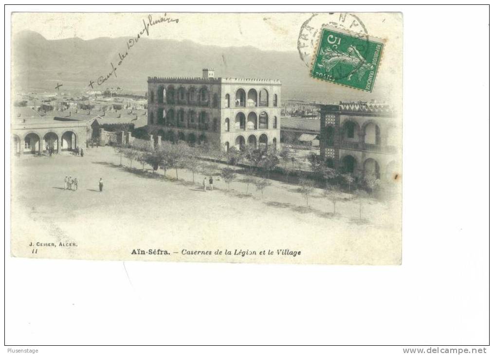 AÏN SEFRA - Casernes de la Légion et le Village - plis aux coins