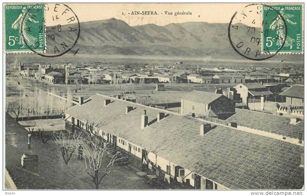 ALGERIE - AIN-SEFRA - VUE GENERALE