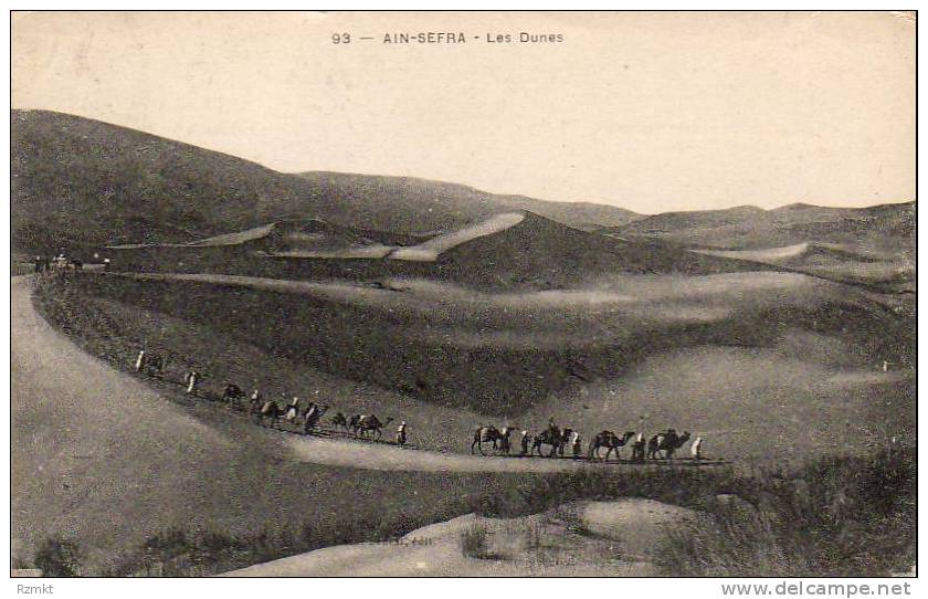 MAROC  AIN-SEFRA  Les Dunes    .....