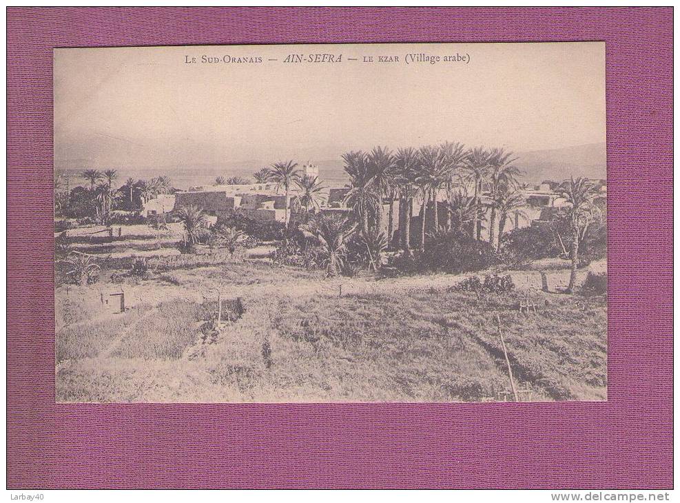 1 cpa  - ALGERIE ain sefra le kzar