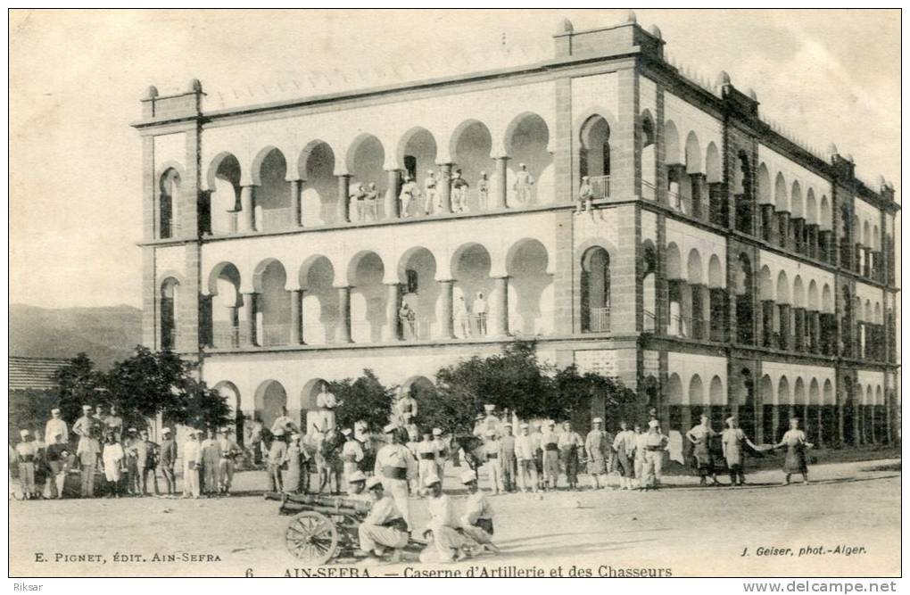 MILITAIRE(ARTILLERIE) AIN SEFRA (CHASSEUR)