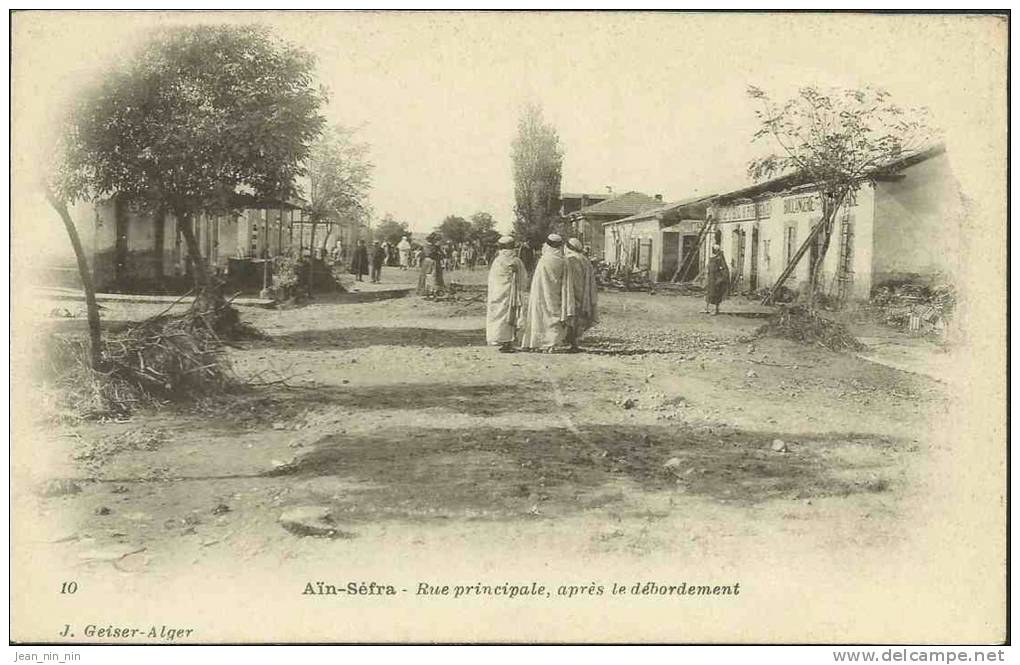 Aïn-Séfra - Rue principale, après le débordement (précurseur)