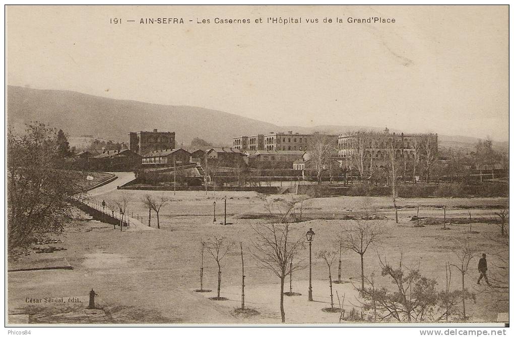 ALGERIE  AIN SEFRA  les casernes et l´hopital vus de la grand place  ....................lot BE..... 340-107