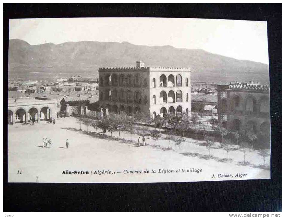 H 091) Aïn Sefra - Algerie - Caserne de la Légion et le village - FP - non viaggiata
