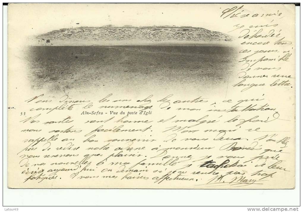 ain sefra  vue du poste d igli  1902