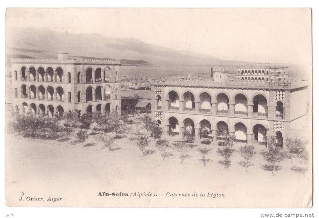 Algeria  - Algerie -  Ain Sefra - Casernes de la Legion - cca 1910