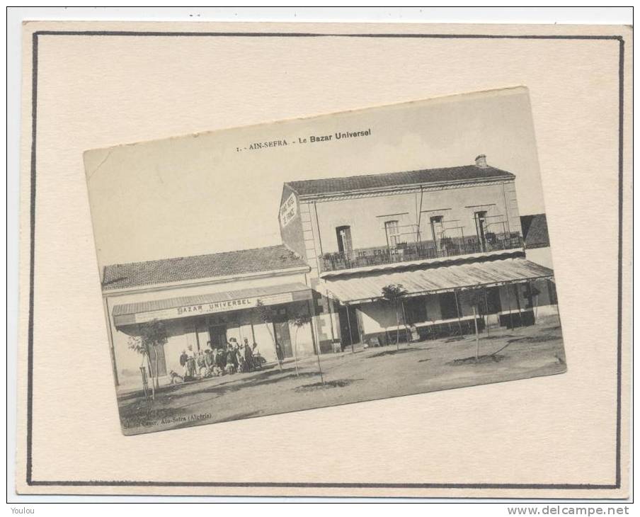 CPA - AIN-SEFRA  le Bazard Universel.(Grand Hôtel de France)