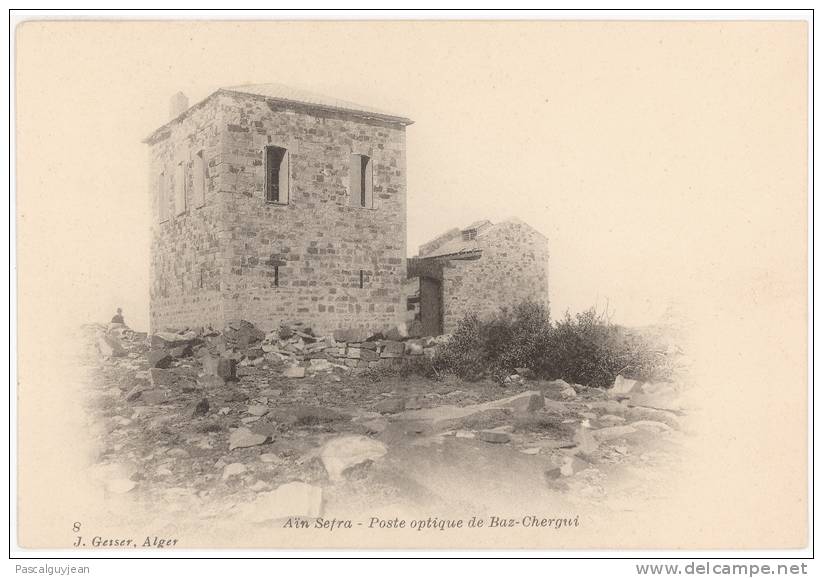 CPA AIN SEFRA - POSTE OPTIQUE DE BAZ-CHERGUI