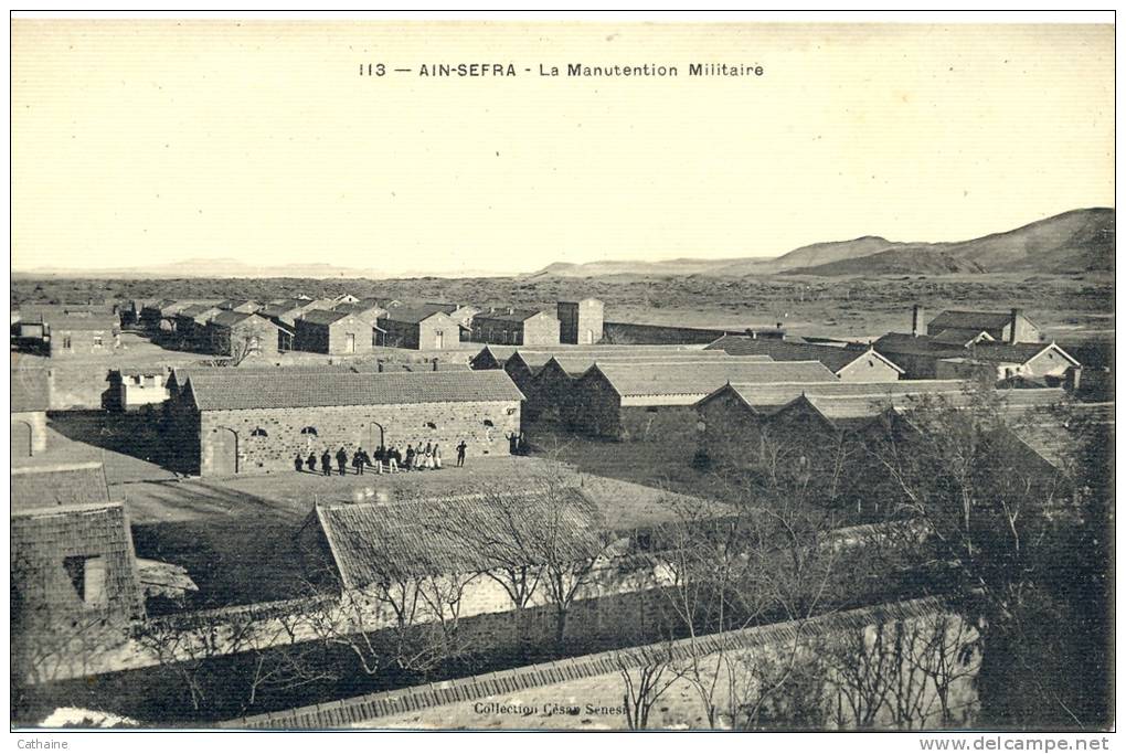 ALGERIE . AIN SEFRA . LA MANUTENTION MILITAIRE