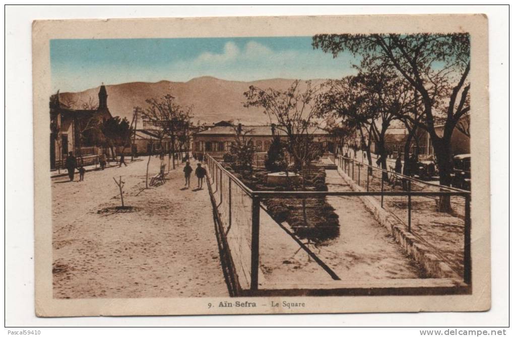 AIN SEFRA -Algérie - Le Square   ..circulée en 1938