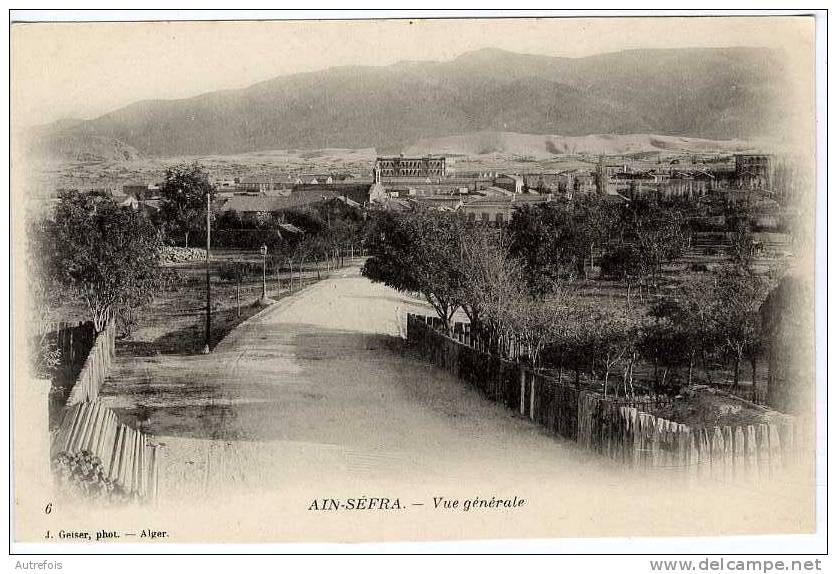 ALGERIE   AIN SEFRA  VUE GENERALE