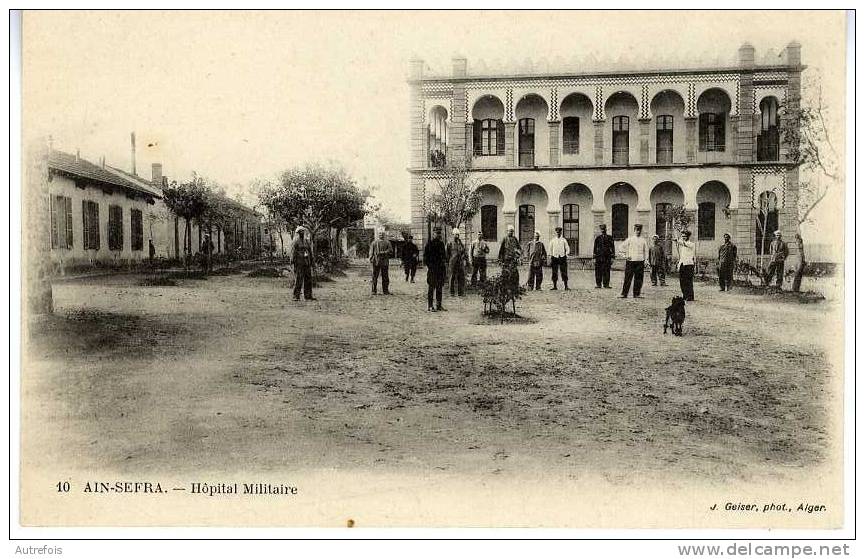 ALGERIE  AIN SEFRA   HOPITAL MILITAIRE