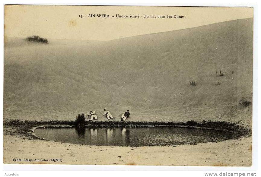 ALGERIE  AIN SEFRA  UNE CURIOSITE  UN LAC DANS LES DUMES
