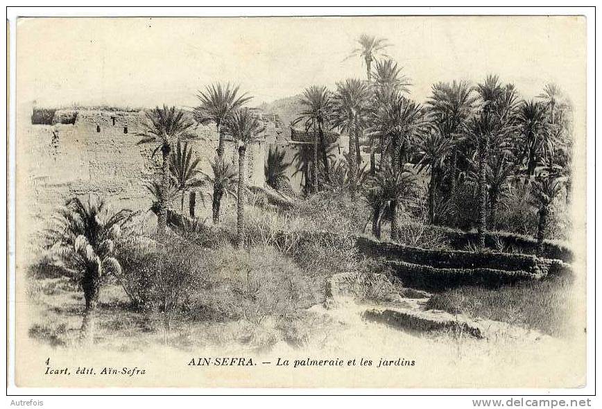 ALGERIE  AIN SEFRA  LA PALMERAIE ET LES JARDINS