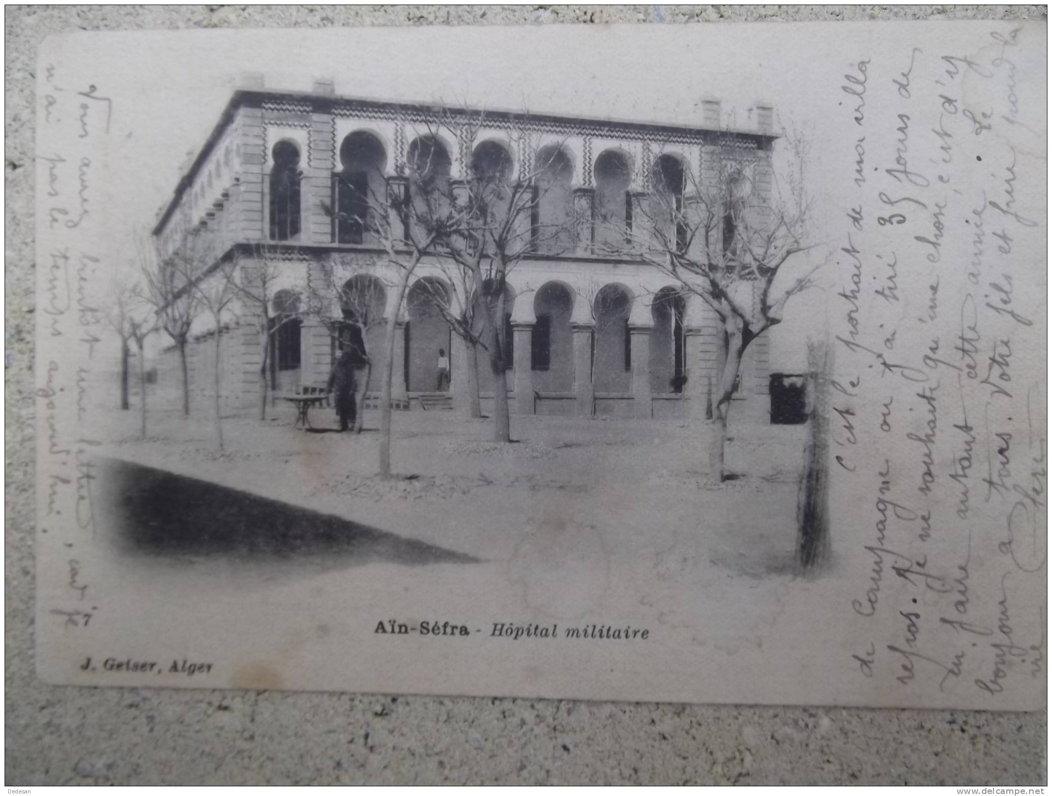 CPA Ain Sefra hopital militaire 1905 - LA