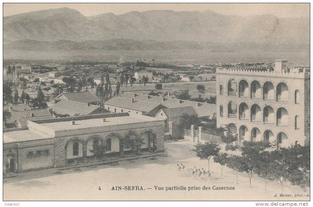 AIN SEFRA  cpa Vue Partielle prise des casernes             4 Geiser