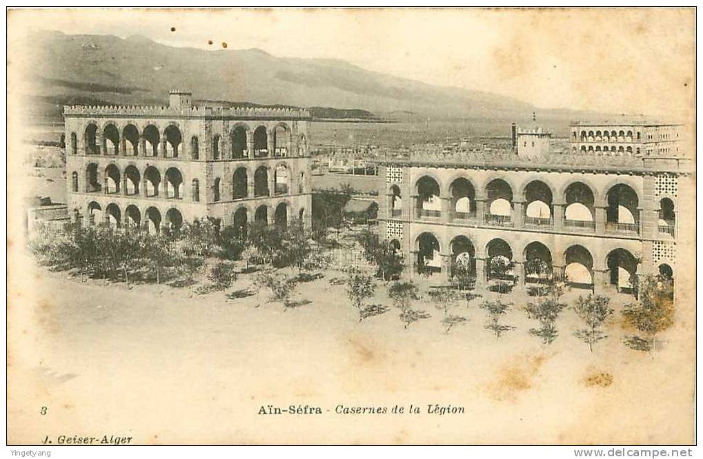 ALGERIE.AIN SEFRA.CASERNE DE LA LEGION.LEGION.TACHES