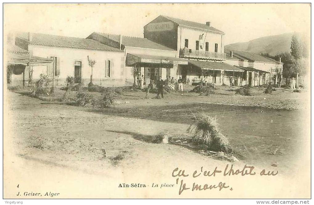 ALGERIE.AIN SEFRA.LA PLACE.LEGION