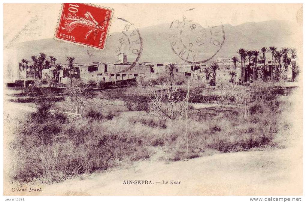 CPA AFRIQUE ALGERIE AIN-SEFRA LE KSAR