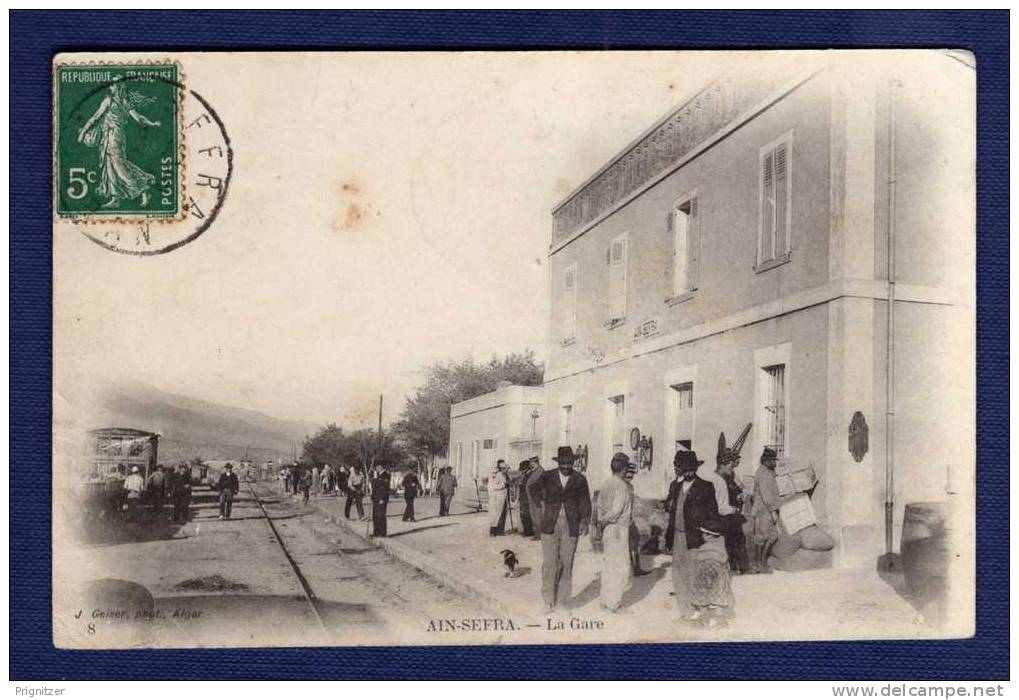 ALGERIE / ALGERIEN    AIN - SEFRA  La Gare