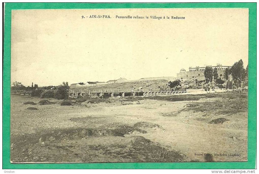 AIN  SEFRA PASSERELLE RELIANT LE VILLAGE A LA REDOUTE N° 9