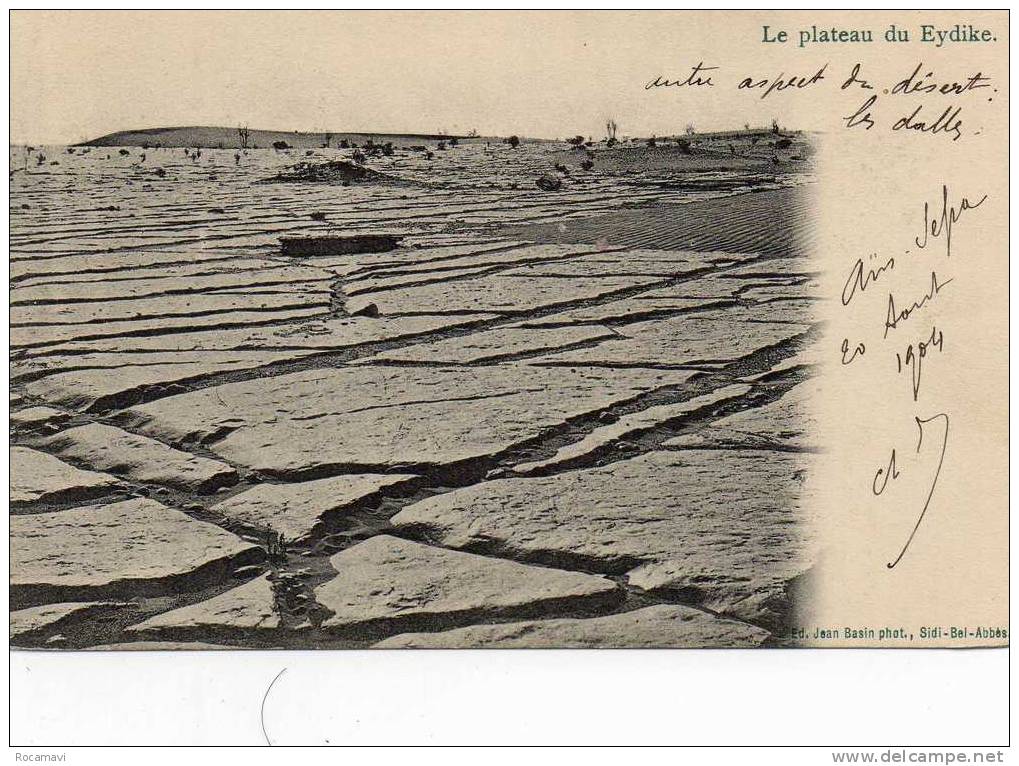 CPA - ALGERIE - AIN SEFRA - Le Plateau du Eydike - 1904, Wilaya de Naama