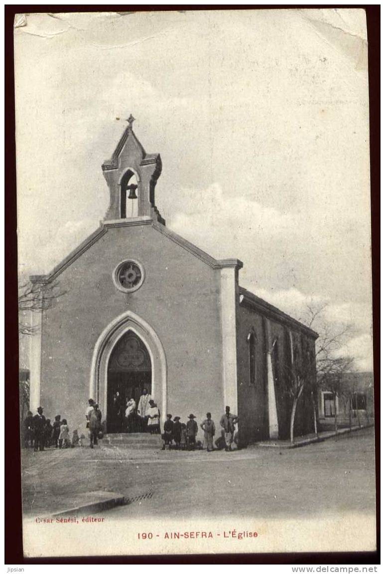 Cpa Afrique Algérie Ain-Sefra l' Eglise A46