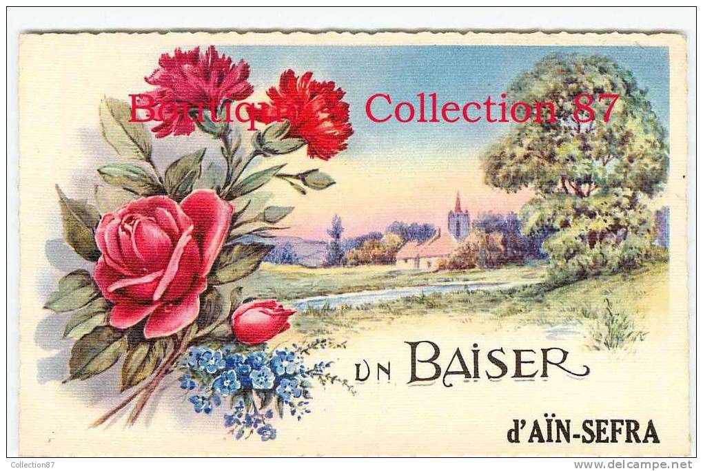 ALGERIE - AIN SEFRA - UN BAISER de .... - DOS VISIBLE