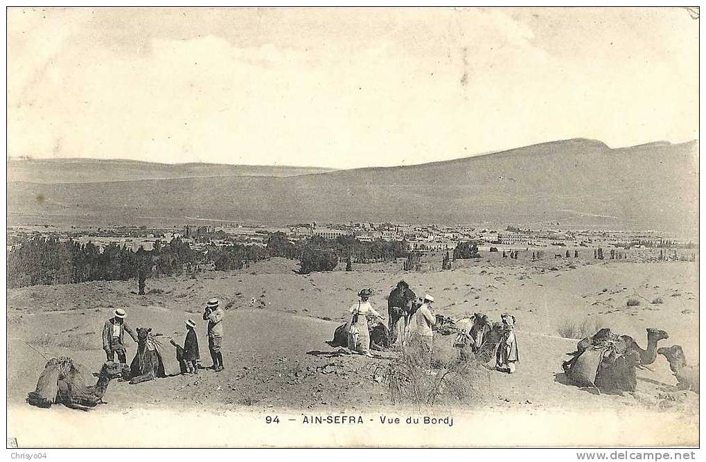 *  ALGERIE AIN SEFRA VUE DU BORDJ ANIMEE