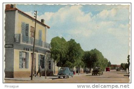 AIN  SEFRA  - Rue de France et l´Hôtel du Sud