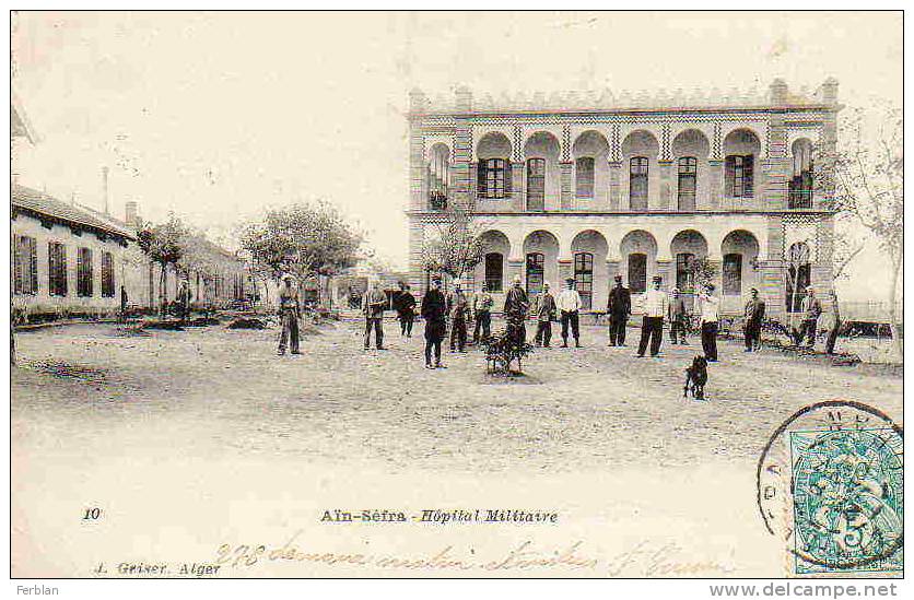 AFRIQUE. ALGERIE. AIN SEFRA. L'Hopital Militaire.