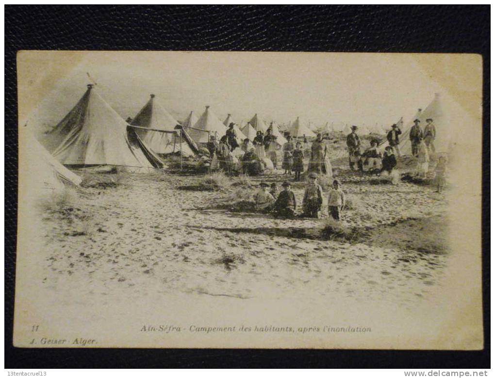 AIN SEFRA Campement des habiants,apres l´inondation tre bon etat