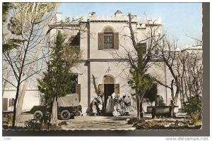 AIN SEFRA - Bureau des Affaires Indigènes  - véhicule tout terrain et animation, voyagé sous enveloppe