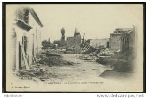 ALGERIE AIN-SEFRA / La grand´rue après l´inondation /