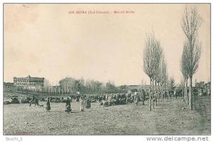 Ain - Sefra.- (Sud - Oranais  Algérie)  Marché Arabe    (belle animation)