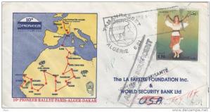 ALGERIE  TAMANRASSET  10° rallye Paris Dakar  6/01/88