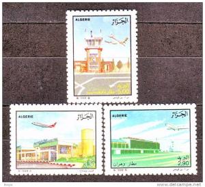 Algérie - Aérodromes algériens ( Oran- Tebessa - Tamanrasset)  N° YT 946/948.