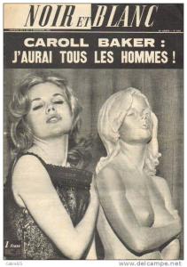 NOIR ET BLANC-1964-1027-CAROL BAKER-JONQUERES D'ORIOLA-GEORGES DECAUNES-MICHEL JAZY-ALGERIE TAMANRASSET