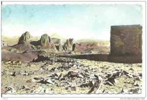 TAMANRASSET HOGGAR VUE GENERALE A DROITE L ERMITAGE DU R P DE FOUCAULD ALT 2780M