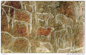 CPSM-TAMANRASSET-HOGGAR-G RAVURES  RUPESTRES D´HIRAFAK