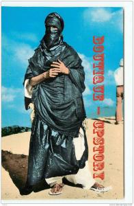 ALGERIE - TAMANRASSET - Targui - Risk dans le désert - Touareg Nomade - Dos Scané
