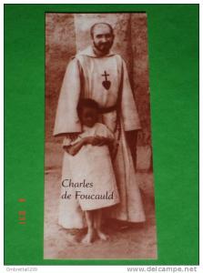Beato Fra CHARLES de Jesus FOUCAULD - Strasburgo Francia / Tamanrasset Algeria - SANTINO Segnalibro - Holy Card BOOKMARK