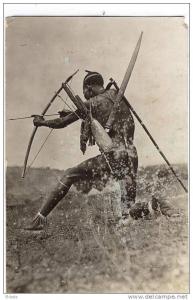 Tamanrasset Ligne du Hoggar Tireur a l Arc  Photo Verger