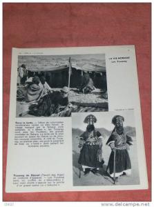 .SAHARA 1950 TOUAREG DE DJANET  ETHNIE TASSILI DES AJJER   FORMAT 24X21 CM
