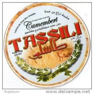ETIQUETTE BOITE DE FROMAGE CAMEMBERT  TASSILI