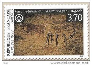 n° 111 Parc National du Tassili Algérie faciale 3,70 F