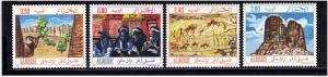 ALGERIE  1983    MNH   -     PATRIMOINE  MONDIAL  de  TASSILI     -  4  VAL